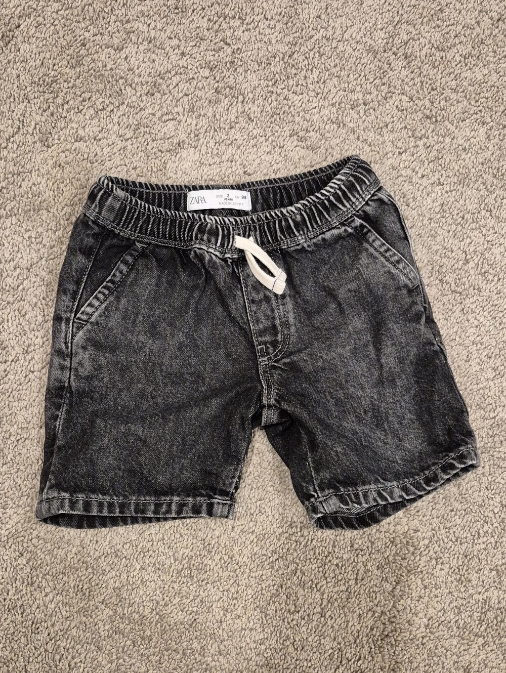 ZARA Black Denim Shorts